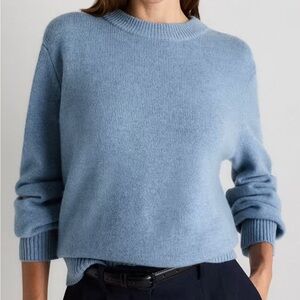 Cashmere Oversized Blue Crew Neck (2263 - 5 star ⭐️ ratings) worn only in photo